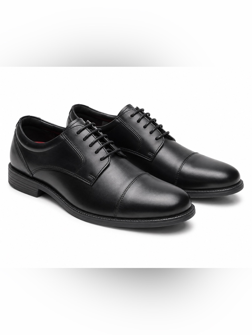 Rockport Charles Road Cap Toe Oxford in Black Size 10.5.